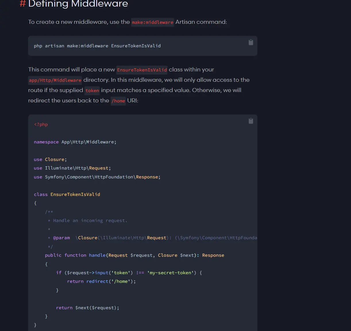 Middleware Documentación - Laravel 11